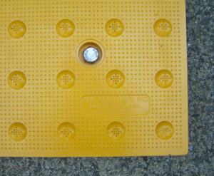 Cast In Place Replaceable Tactile Panels | ADA Solutions