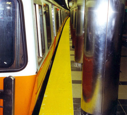 Transit Tactile Tile on Subway