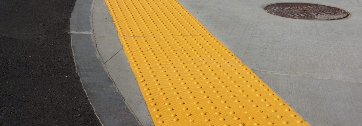 sidewalk curb anti slip pad