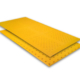 yellow surface applied warning tiles