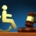 social services and legal acts for disabled people concept with a judge gavel and a wheelchair icon 3D illustration