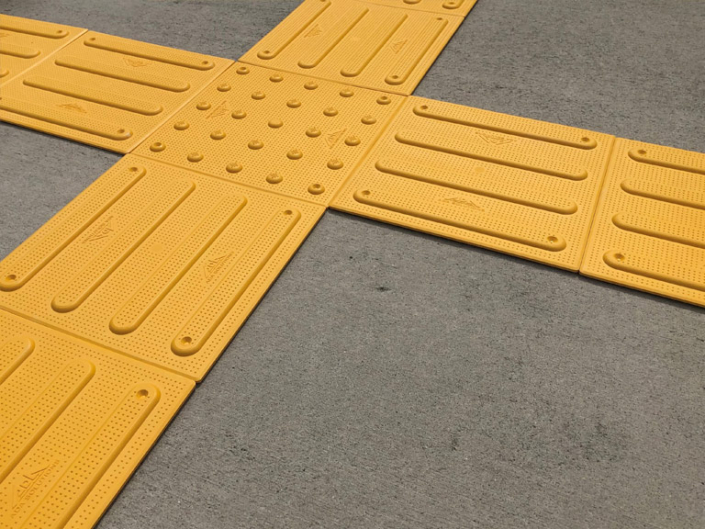 yellow ada tile